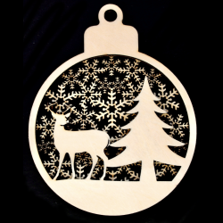 Weihnachtskugel Motiv 1