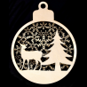 Weihnachtskugel Motiv 1