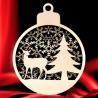 Holzschmuck, Weihnachtsdekoration,Christbaumkugel