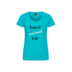 Women’s Shirt „Respect animal life“