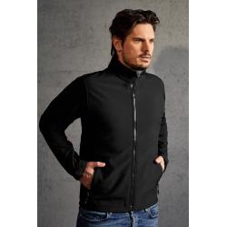 Herren Softshelljacke, wasserdicht und atmungsaktiv mit Stehkragen