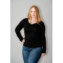 V-Neck Longsleeve Women