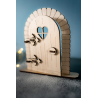 Wichteltür, Holz, Weihnachtsdekoration