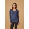 V-Neck Longsleeve Women indiv. Druck