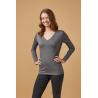 V-Neck Longsleeve Women indiv. Druck
