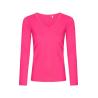 V-Neck Longsleeve Women indiv. Druck