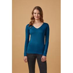 V-Neck Longsleeve Women indiv. Druck