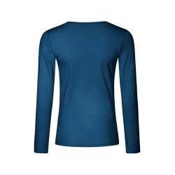 V-Neck Longsleeve Women indiv. Druck