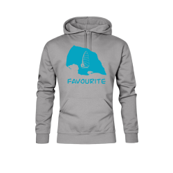 Hoodie „Fehmarn Favourite“ - ocean blue