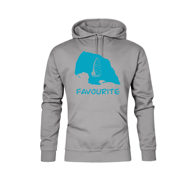 Hoodie „Fehmarn Favourite“ - ocean blue