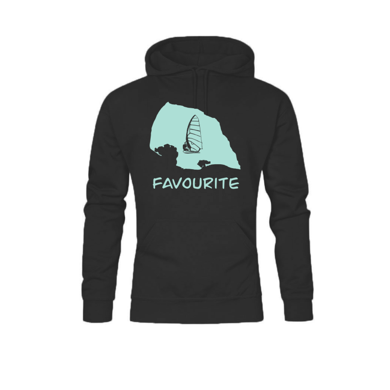 Hoodie „Fehmarn Favourite“ - mint