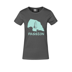 T-Shirt Fehmarn „Passion“ Women  - mint (Organic)