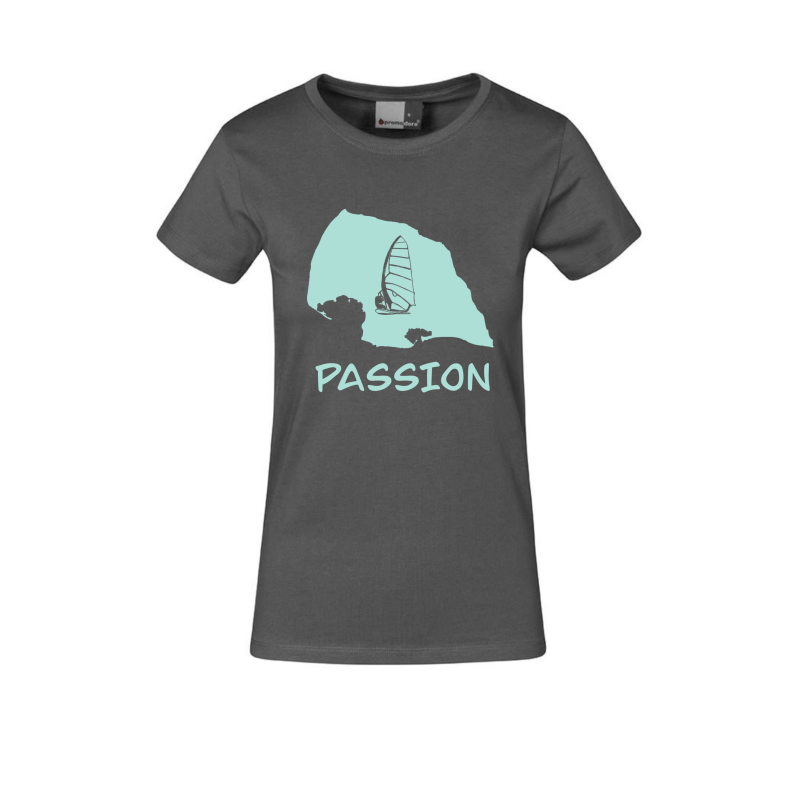 T-Shirt Fehmarn „Passion“ Women  - mint (Organic)
