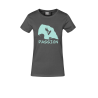 T-Shirt Fehmarn „Passion“ Kiter  Women  - mint (Organic)